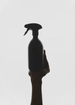 Schwarze Sprühflasche – Produktbild 1 von 1