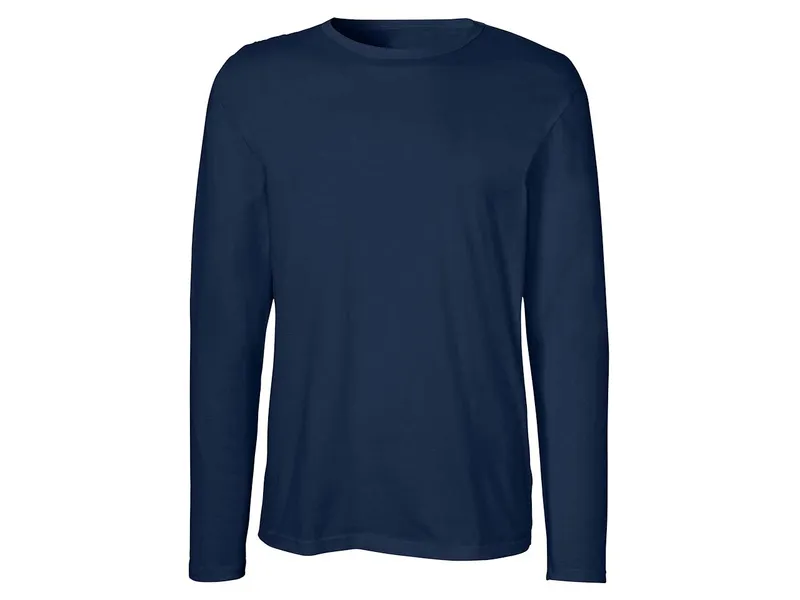 Neutral Neutral® Herren Langarm T-Shirt von Neutral Bio Baumwolle, Navy, – Produktbild 1 von 2