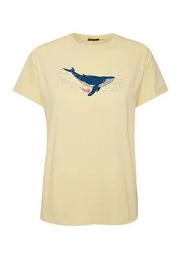 GreenBomb GREENBOMB Animal Whale Dive Stop - Lässiges T-Shirt aus Bio-Baumwolle / hochwertiger Print / Fair & Vegan – Produktbild 1 von 1