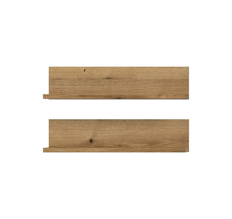 xonox.home Wandregal Aqua, Wandregal Set in Evoke Oak Nachbildung B/H/T: 51x12x14 cm, Braun, – Produktbild 3 von 5