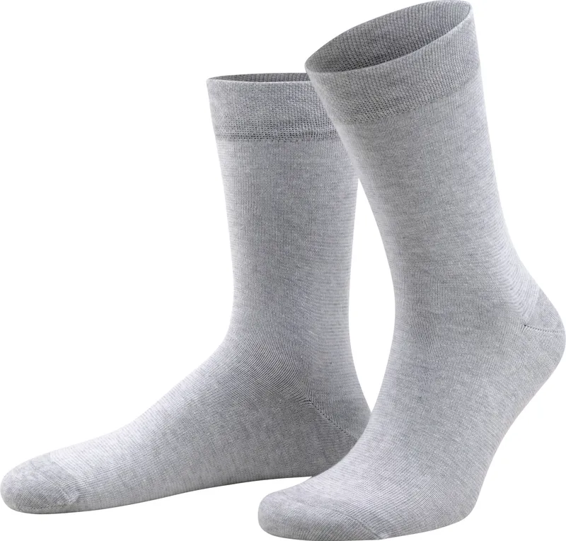wäschepur Socken grau-meliert, Grau-meliert, – Produktbild 2 von 3