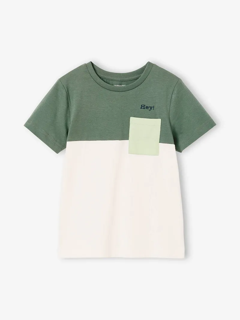 Vertbaudet Jungen T-Shirt, Englischgrün, – Produktbild 1 von 2