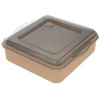 REuse REuse Menübox take away Verpackung-Essensbehälter to go Lunchbox Dose 2l, Beständiges braun, – Produktbild 1 von 1