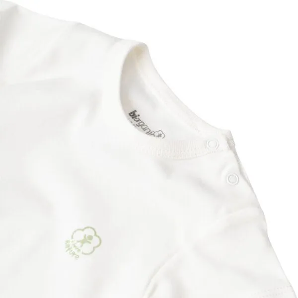 Biorganic Biorganic Baby Body 100% Bio-Baumwolle Basic Nature Kurzarmbody GOTS, Ecru(natur), – Produktbild 3 von 3