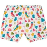 Sense Organics sense-organics Baby Short *Floral Leopard* GOTS & Fair Trade | Sense Organics, Weiss parrots, – Produktbild 1 von 1