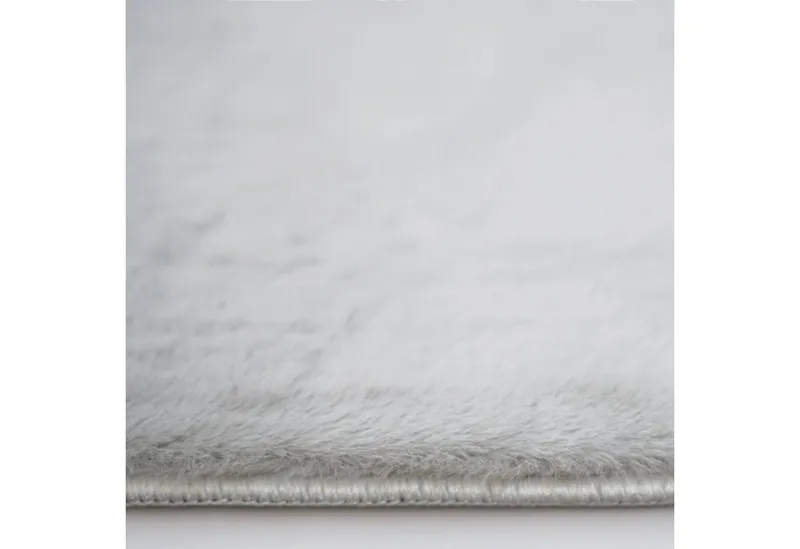 Consilio Concept Fellteppich Teppich Hasenfell Imitat COZY Fell Hochflor rechteckig Höhe: 22 mm, Grau, – Produktbild 5 von 5