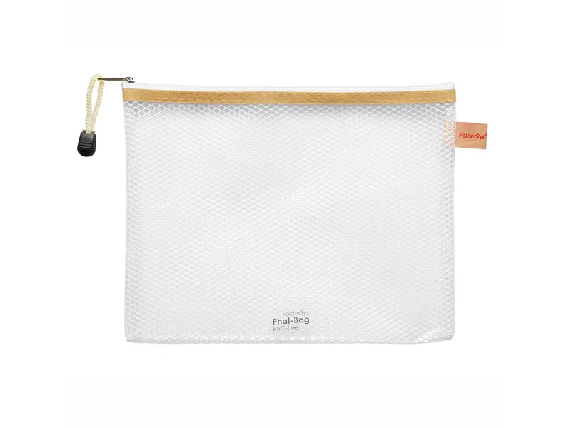 FolderSys FolderSys Reißverschlussbeutel "Phat-Bag" A5 beige – Produktbild 1 von 1