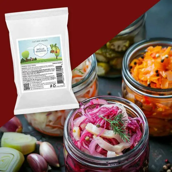 Bacillus Bulgaricus Bacillus Bulgaricus Cultured Veggies – Fermentations-Starter für Gemüse (2er Pack) – Produktbild 2 von 4