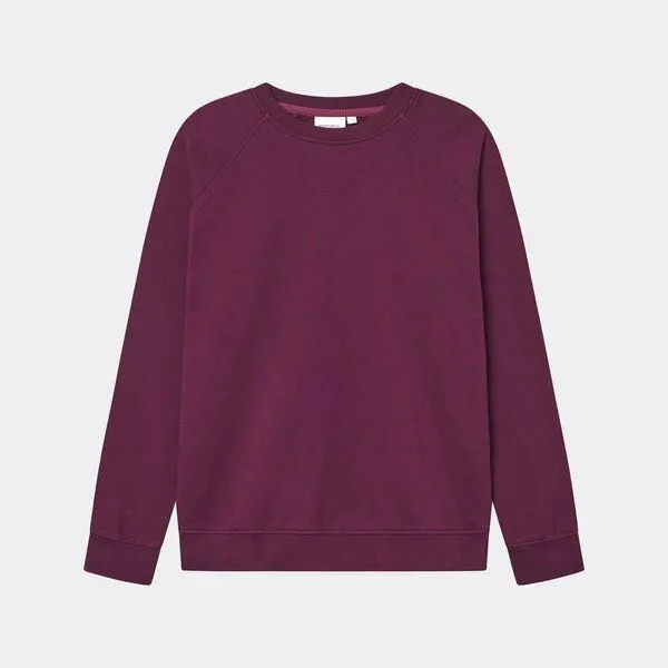 Dedicated DEDICATED Sweatshirt Malmoe Base aus Bio-Baumwolle, Rot (fig red), – Produktbild 2 von 4