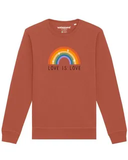 watapparel watapparel Sweatshirt Unisex Love is Love – Produktbild 1 von 1
