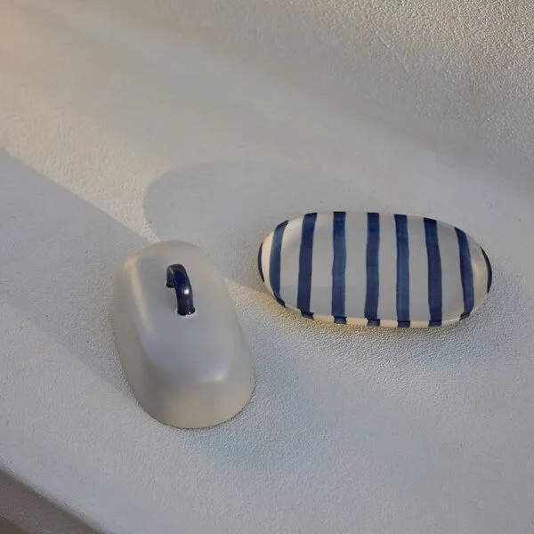 onomao onomao Butterdose - Klassik, Blau-weiß-gestreift, – Produktbild 3 von 4