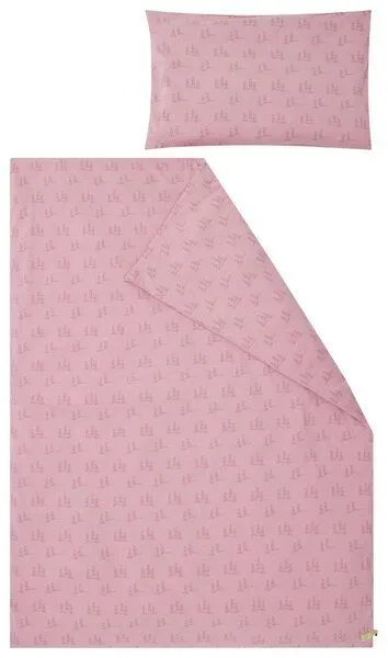 loud + proud loud + proud Kinder Jersey Bettwäsche-Set 100 x 135cm, GOTS-zertifiziert, Aster(rosa), – Produktbild 2 von 4