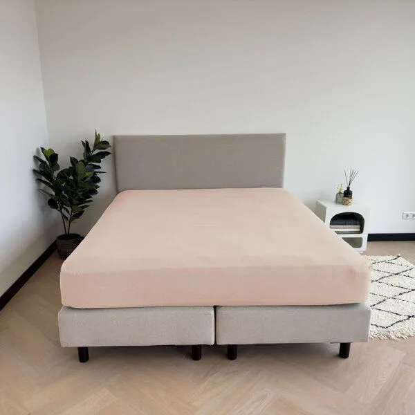 Kayori Kayori Emma Spannbettlaken Baumwollsatin, Altrosa, – Produktbild 2 von 4