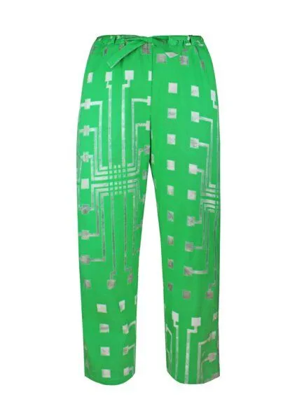 Sophia Schneider-Esleben Sophia Schneider-Esleben PJ Pants - aus Bio Baumwolle, Grün, – Produktbild 2 von 4