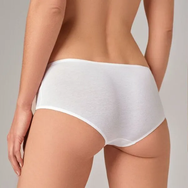comazo|earth comazo|earth Fairtrade Panty, 3er Pack | GOTS zertifiziert, Weiss, – Produktbild 5 von 6