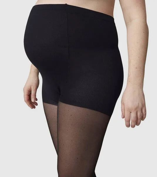 Swedish Stockings Swedish Stockings Amanda Maternity Strumpfhose, 20 Den, Schwarz, – Produktbild 3 von 4