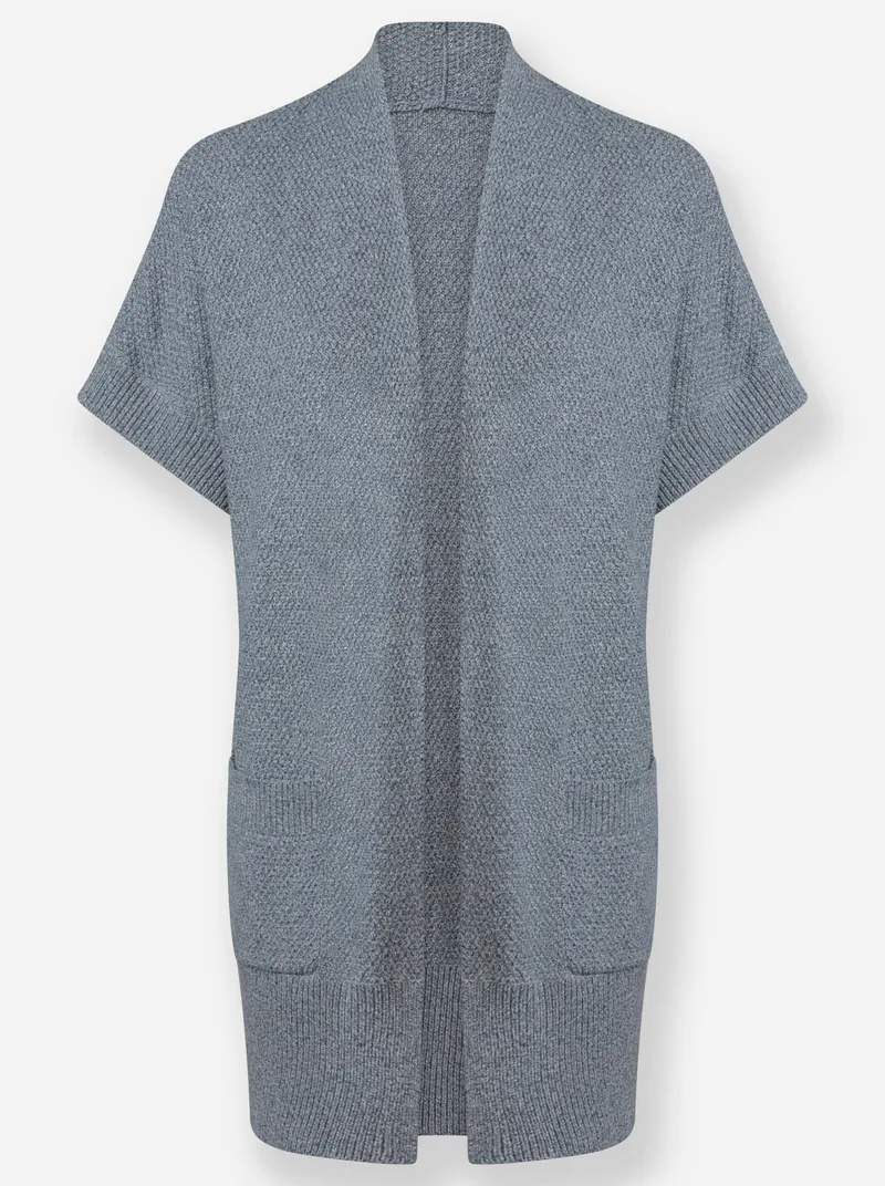 Witt Longstrickjacke, Rauchblau-meliert, – Produktbild 1 von 2