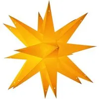 Mitienda Shop Mitienda Shop Weihnachtsstern zur Außenbeleuchtung, Gelb, – Produktbild 1 von 1