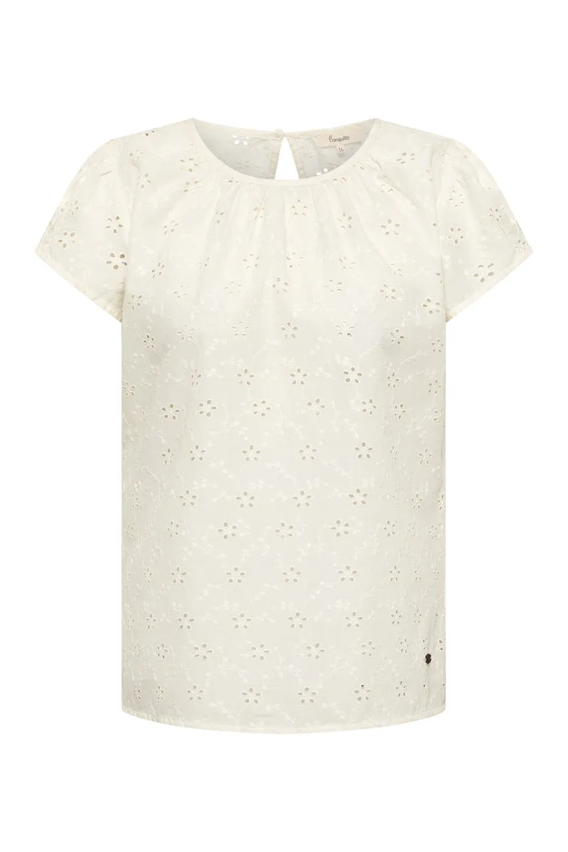 Tranquillo Bluse Elinaa aus Bio-Baumwolle (GOTS) - white / 42 – Produktbild 1 von 2