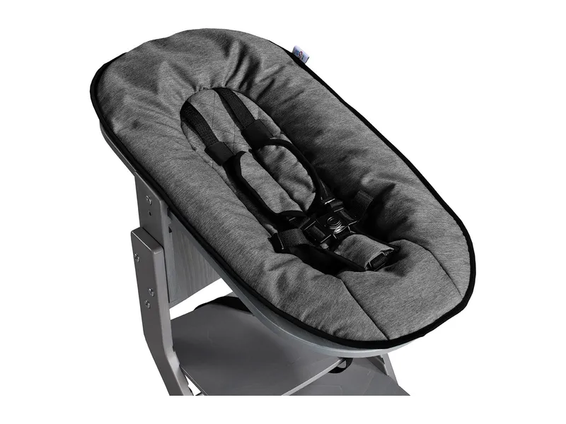 tiSsi® Babyaufsatz 0-6 Monate, grau-anthrazit, Grau, schwarz, – Produktbild 1 von 2