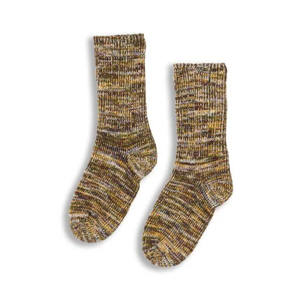 Living Crafts Living Crafts Socken - LOVIS, Autumn mouline (gelb), – Produktbild 3 von 3