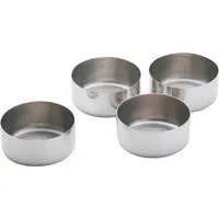 4 Teelicht-Hüllen Edelstahl – Produktbild 1 von 1