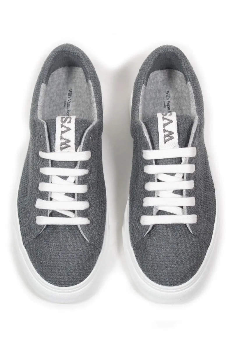 Will's Vegan Store Will's Vegan Store Herren vegan Sneakers Ldn Biologisch Abbaubar Grau, Grau, – Produktbild 1 von 2