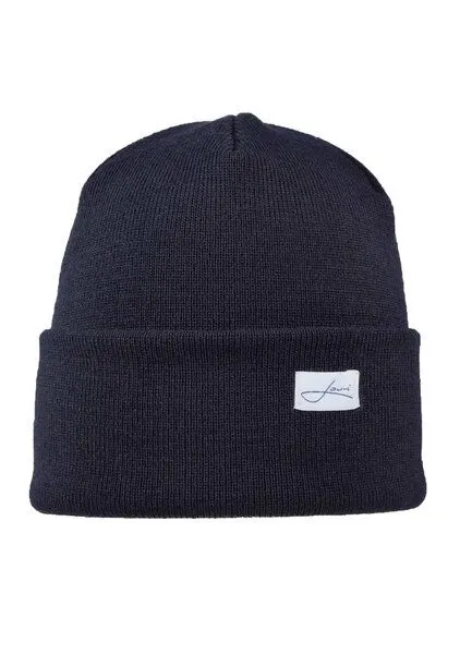 Lou-i Lou-i Baumwollmütze Made in Germany - Bequeme Wintermütze, Dunkelblau, – Produktbild 7 von 8