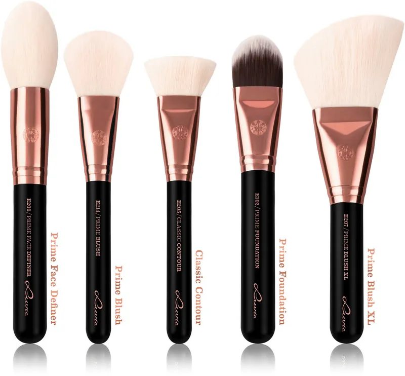 Luvia Cosmetics Kosmetikpinsel-Set EXPANSION SET - BLACK DIAMOND, 10 tlg., 10 Pinsel, Nurai-Pinselhaar, perfekt für jeden Anlass, vegan., Schwarz, – Produktbild 1 von 4