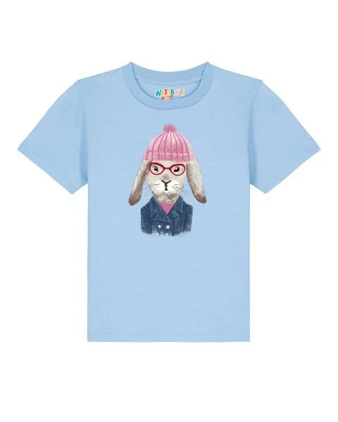 watabout.kids watabout.kids T-Shirt Kinder Hase, Blue soul, – Produktbild 1 von 2