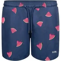 Narwal Narwal Herren vegan Badeshorts Watermelon Print Blau, Rot, – Produktbild 3 von 3