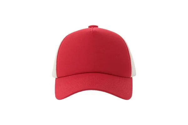 Atlantis Headwear Atlantis Headwear Damen / Herren Trucker Cap, Rot, – Produktbild 3 von 5