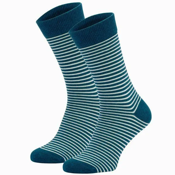 Opi and Max Opi and Max Ringelsocken für Damen (3er-Pack), Seegrün, – Produktbild 1 von 2