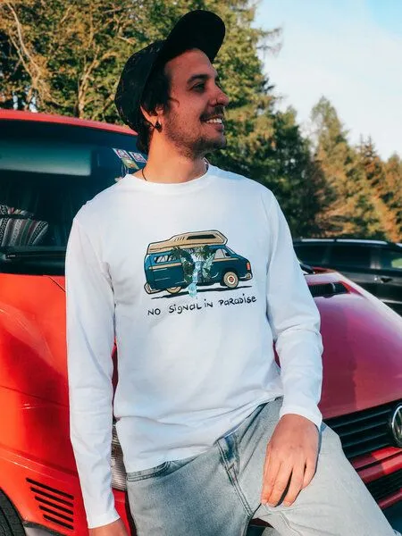 Zeachild Zeachild Vanlife - no signal in paradise Longsleeve Unisex – Produktbild 5 von 6