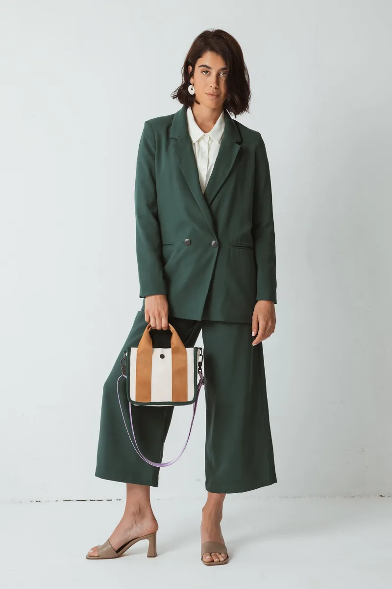 SKFK SKFK Damen vegan Blazer Atxa Grün, Dunkelgrün, – Produktbild 1 von 2