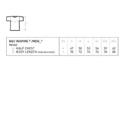 B&C Collection B&C Collection Inspire T-Shirt / Herren Rundhals 140 gr /m² – Produktbild 1 von 1