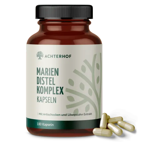 vom Achterhof Mariendistel Komplex (180 Kapseln) – Produktbild 1 von 1