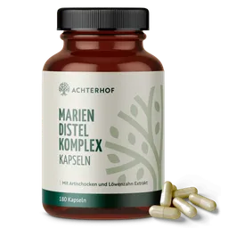 vom Achterhof Mariendistel Komplex (180 Kapseln) – Produktbild 1 von 1