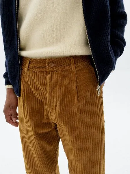 thinking mu thinking mu Herren Hose - Wotan Corduroy Pants - aus Bio-Baumwolle, Light oak (braun), – Produktbild 4 von 4