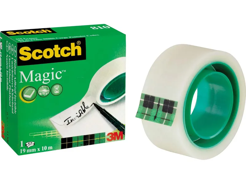 Scotch Scotch Magic Klebeband '810' 19mmx10m unsichtbar – Produktbild 2 von 5