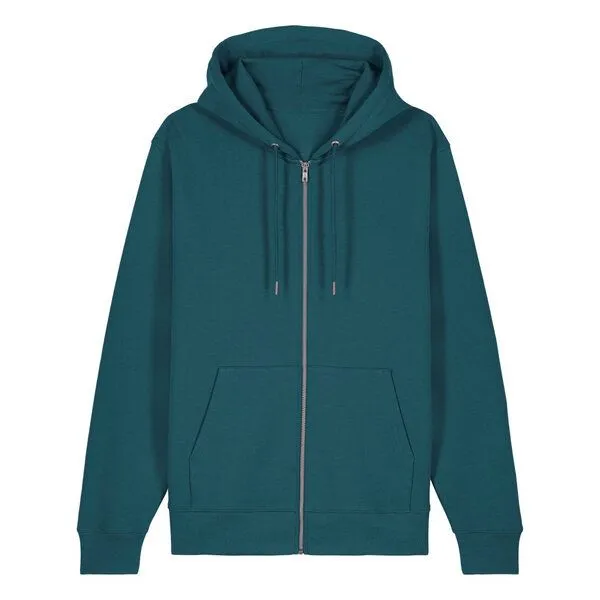 NATIVE SOULS NATIVE SOULS Zip-Hoodie Basic Herren aus Bio-Baumwolle, Dark petrol, – Produktbild 1 von 1