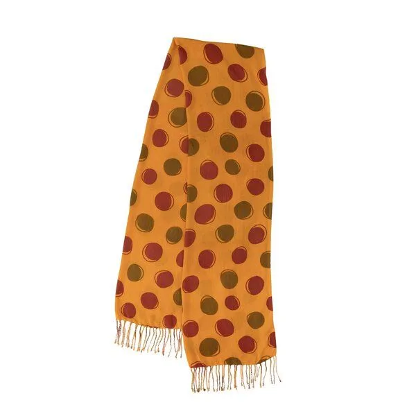El Puente El Puente Schal "Trio", Orange,rot, – Produktbild 3 von 3