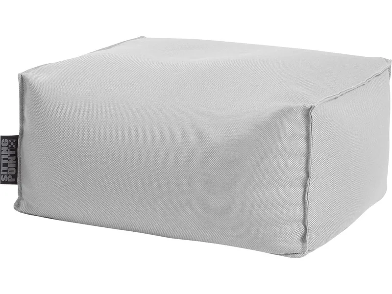 Sitzsack "Roll Korfu" outdoor, 55 x 65 x 35 cm, Grau, – Produktbild 1 von 1
