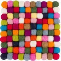 myfelt myfelt Filzkugel Topfuntersetzer (⌀ 20 cm), Multifarben bunt (lotte), – Produktbild 1 von 1