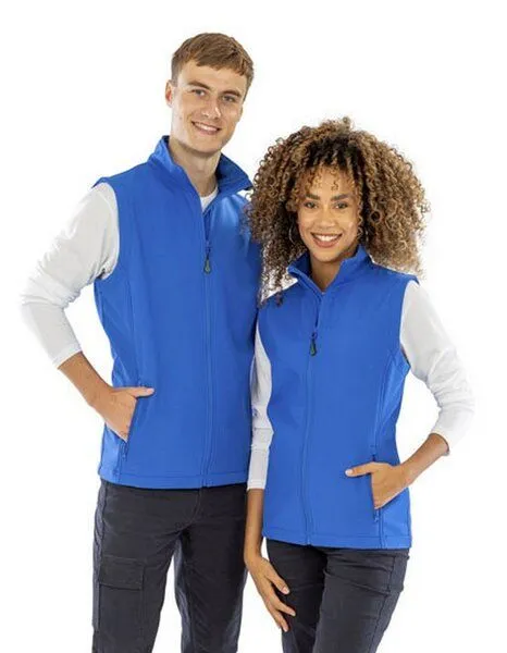 Result Genuine Recycled Result Genuine Recycled Damen Women Bodywarmer Weste Atmungsaktiv Wasserabweisend recycelt, Grau (workguard), – Produktbild 2 von 3