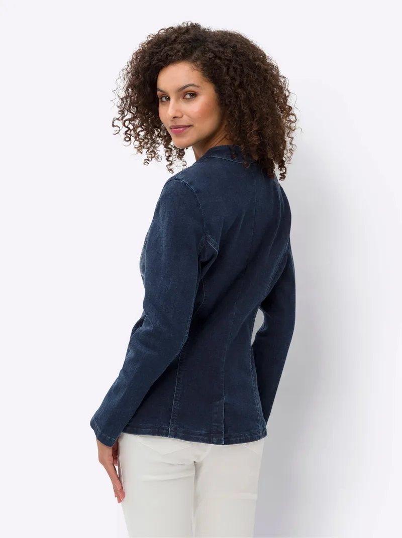 heine Jeansblazer, Darkblue-stone-washed, – Produktbild 1 von 2
