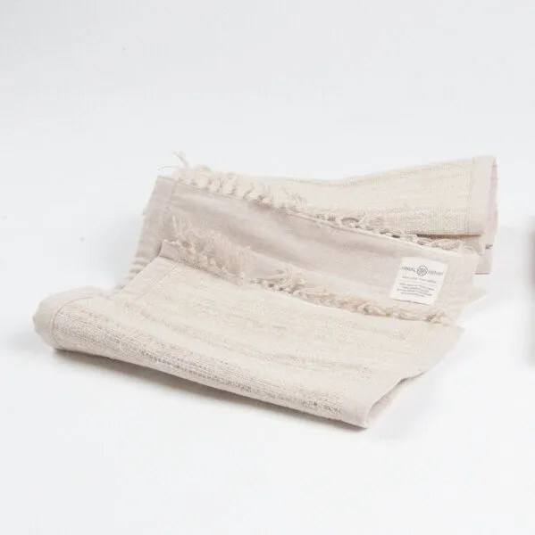 Himal Hemp Himal Hemp Tischset aus wildem Hanf oder Recycle-Sari, handgewebt – Produktbild 2 von 7