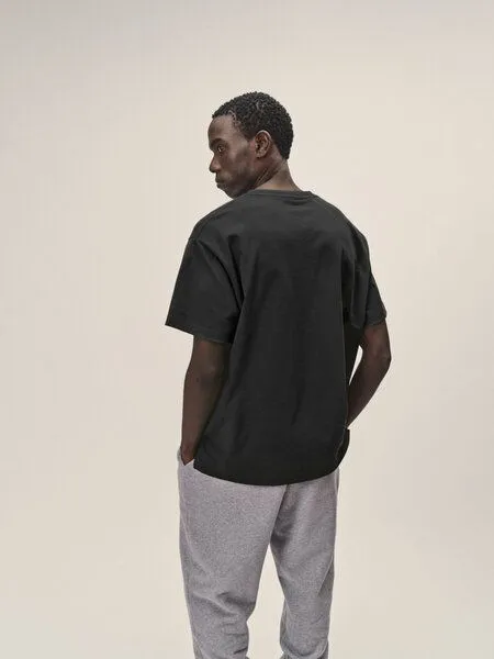 WOTE WOTE T-Shirt Oversized aus Bio-Baumwolle, Anthrazit, – Produktbild 2 von 3