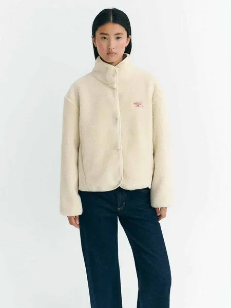 thinking mu thinking mu Damen Jacke - Kourtney Jacket, Ivory (beige), – Produktbild 1 von 4