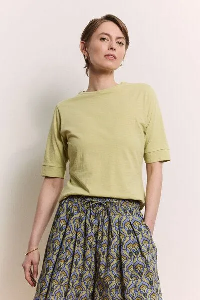Tranquillo Tranquillo Jerseyshirt Lottee aus Bio-Baumwolle - fennel green – Produktbild 3 von 6